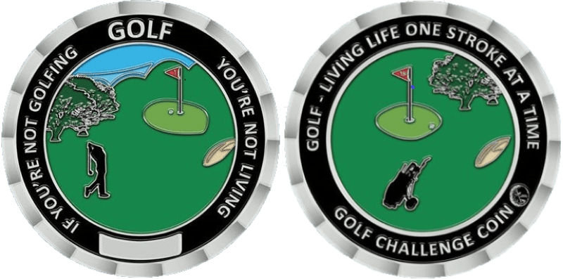 Tommy Burns Golf Challenge Coins