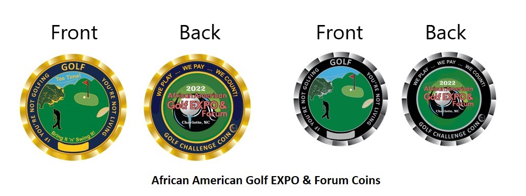 African American Golf EXPO & Forum Coins