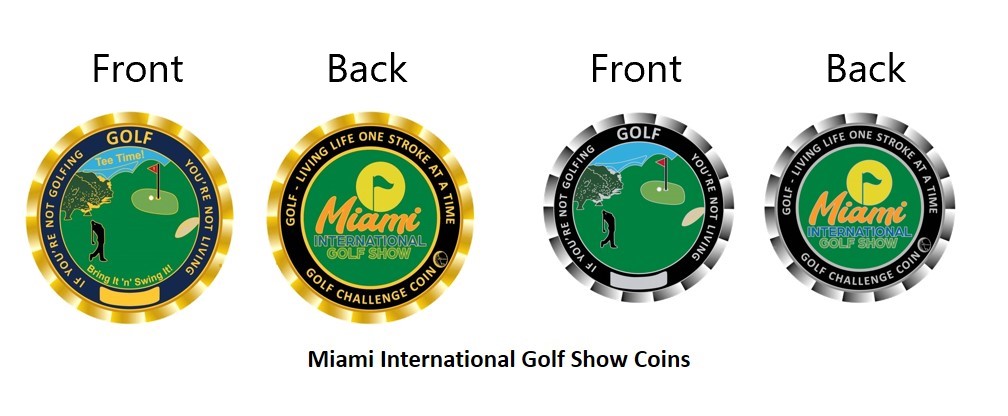 Miami International Golf Show Coins